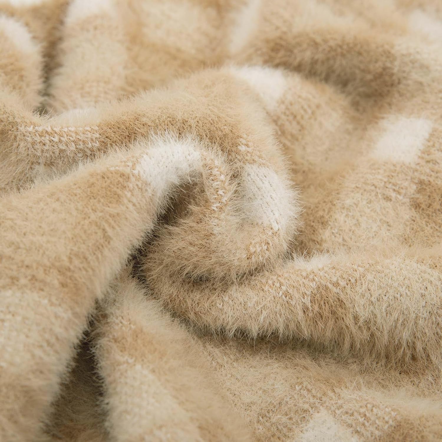 Small Dog Sweater - Winter Clothes for Dogs & Cats, Warm Knitwear Jacket, Winter Deluxe Coats for Puppies & Kittens, Doggy Costume XXS XS, Pet Apparel (Camel, X-Small)