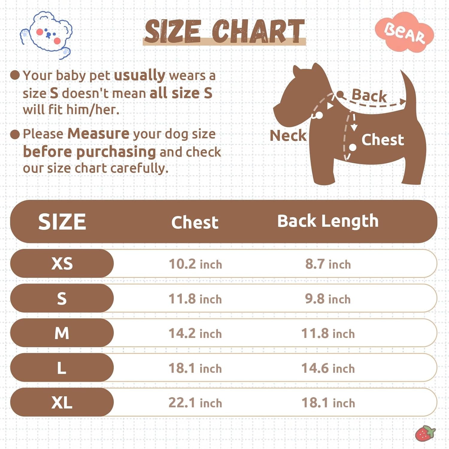 Small Dog Sweaters Cute Bear Dog Cardigans Clothes for Small Medium Dogs Boy Girl Puppy Cat Knitting Cardigan Outfits Dogs Autumn Coats Warm Pet Doggy Clothes Soft Knitwear Apparel (Beige,M)