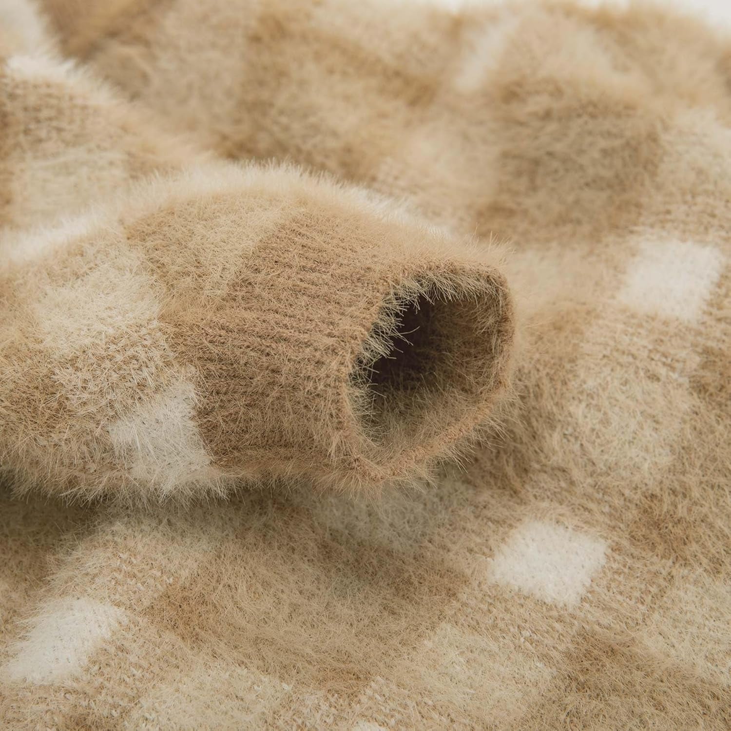 Small Dog Sweater - Winter Clothes for Dogs & Cats, Warm Knitwear Jacket, Winter Deluxe Coats for Puppies & Kittens, Doggy Costume XXS XS, Pet Apparel (Camel, X-Small)